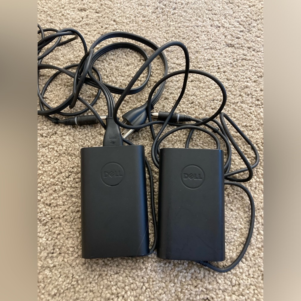 Dell LA65NM130 65W AC Adapter Laptop Charger-2 Pieces, 1 of 2 no Cable to Socket